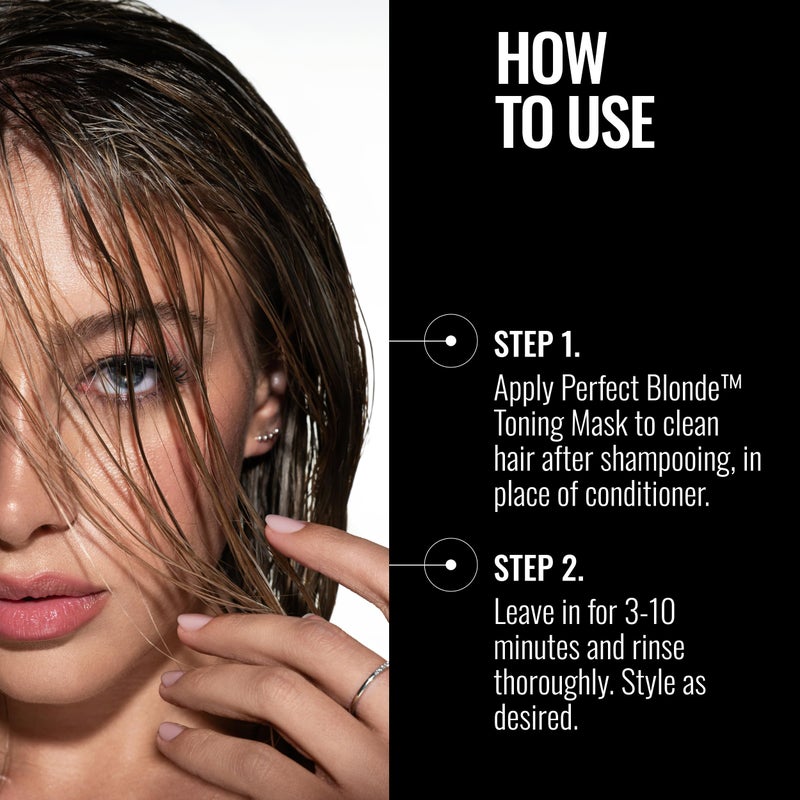 Pravana The Perfect Blonde Purple Toning Masque Treatment | Neutralizes Brassy, Yellow Tones | For Color-Treated Hair | Adds Strength, Shine, Elasticity | 5 Fl Oz - Image 5