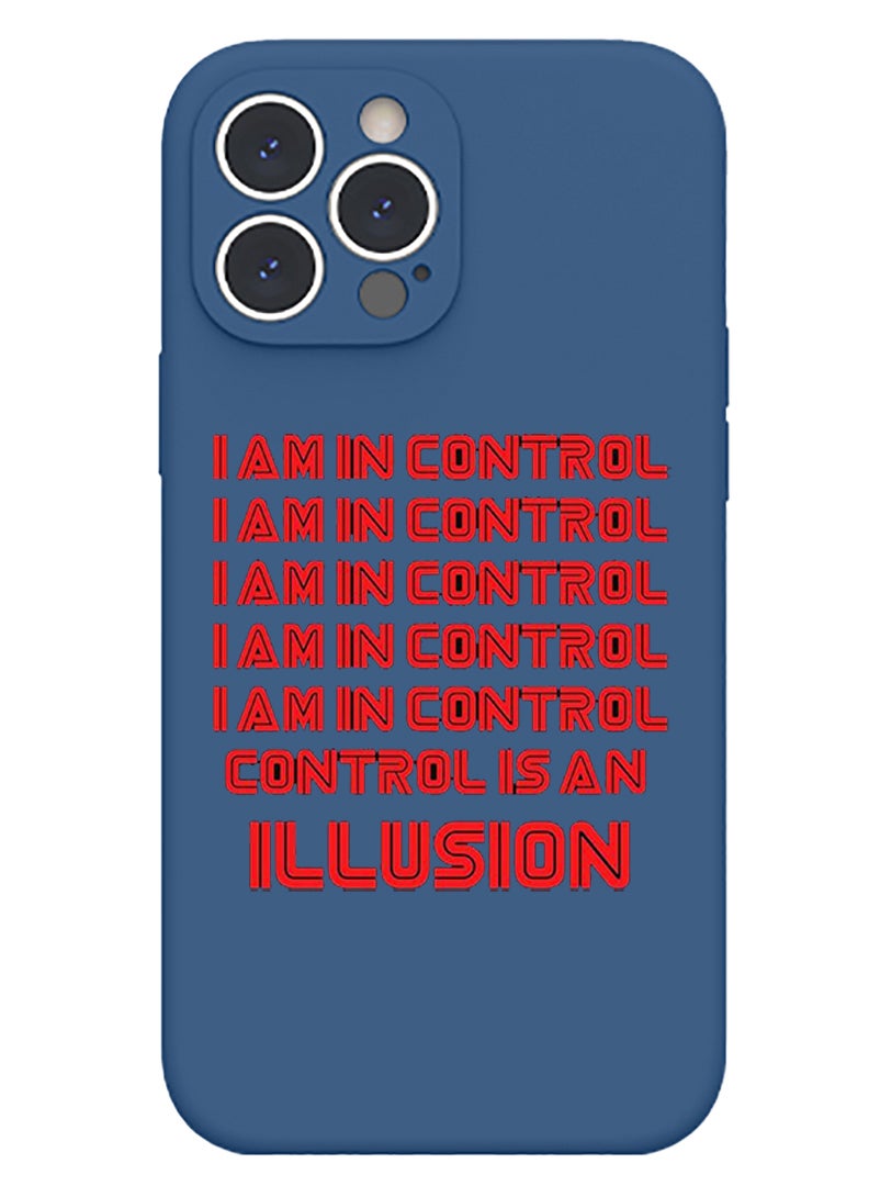 Theodor Protective Slim Fit Case Liquid Silicone Cover with Full Body Protection Anti-Scratch Shockproof Case For iPhone 13 Pro Blue  - Cook wine Food copy - Image 1