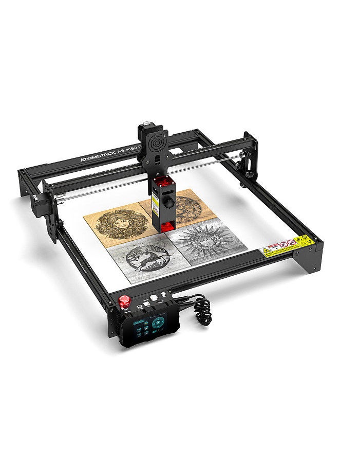 ATOMSTACK - A5 M50 PRO Desktop DIY CNC Laser Engraving Cutting Machine with 410x400mm Engraving Area Fixed-Focus Ultra-Fine Laser with Eye Protection - Image 1