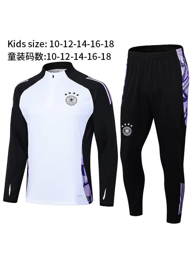 2425 White German Children's Clothing Football Jersey - Image 1