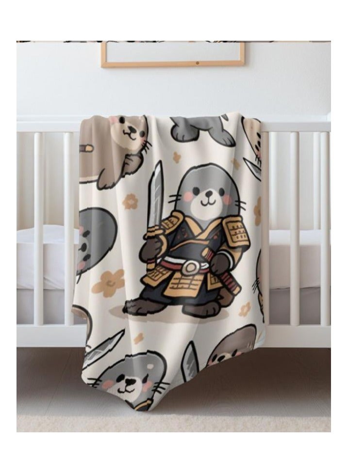 general Flannel thin blanket (warm and comfortable, suitable for sleep, gaming, dust removal and sandproof) 150cm*200cm - 476 - Image 5