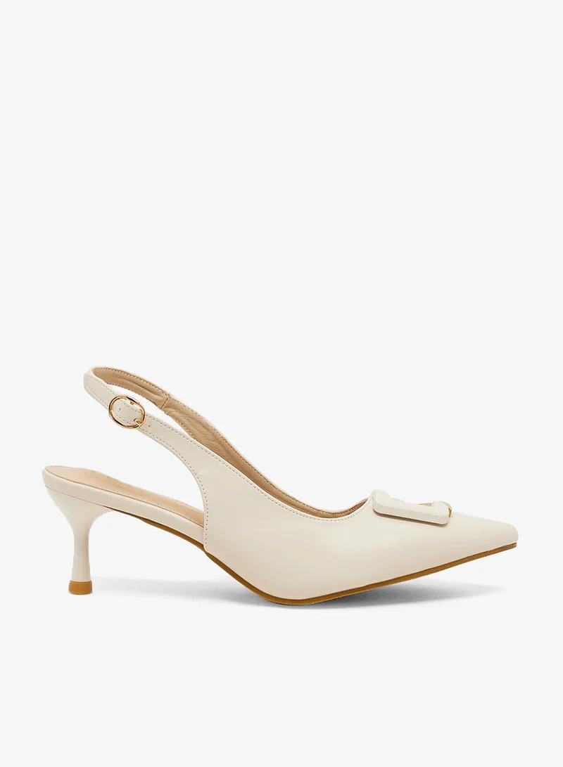 ELLA Trim Detail Sling Back Pump