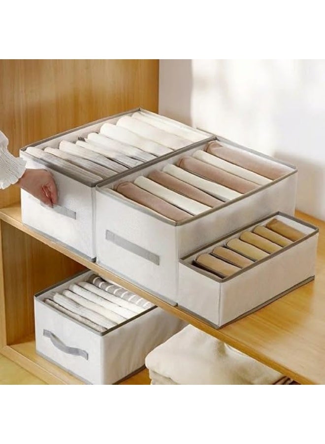 Trousers and clothes organizer divided into 9 compartments with a transparent, foldable cover - Image 5