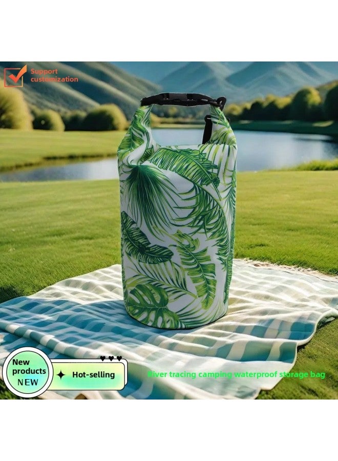 Generic Direct Supply Waterproof Dry Bag Tracing Creek Drifting Waterproof Bag Folding Storage Single And Double Shoulder Outdoor Waterproof Bag-Color:No. 1-Capacity:20l Shoulders  - Image 1