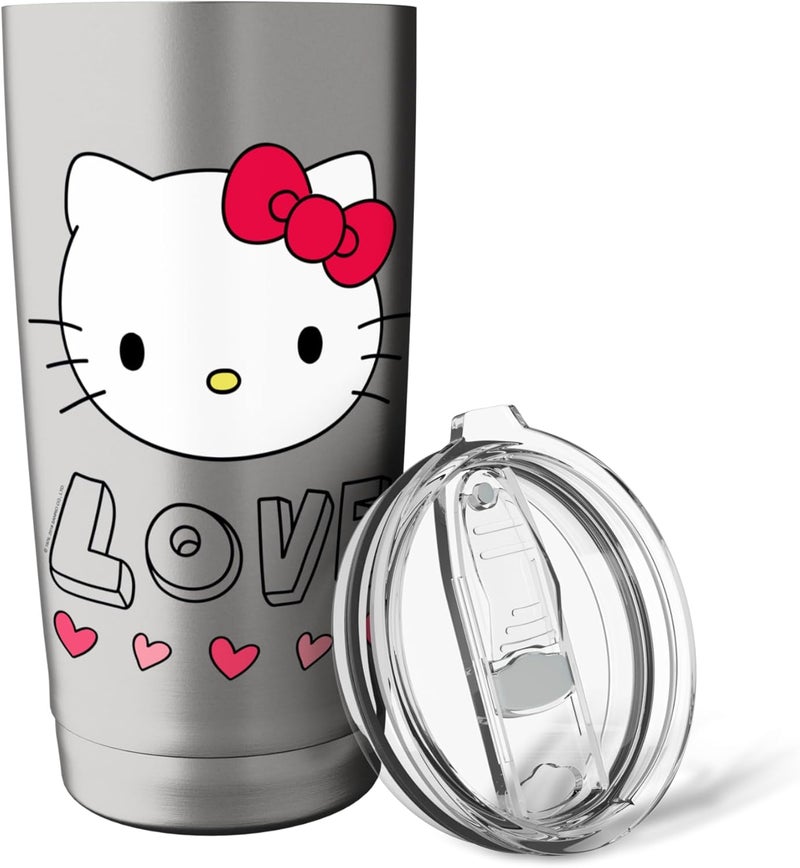 Hello Kitty Hello Kitty Love and Hearts Valentine Shirt Stainless Steel Insulated Tumbler  - Image 5