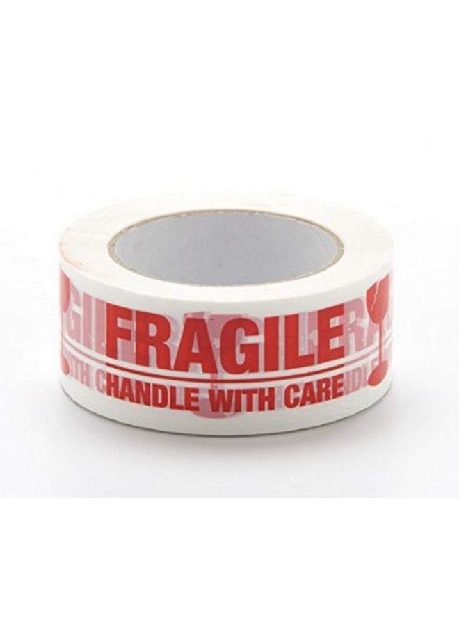 وندر شريط تغليف شحن مطبوع عليه عبارة "مقبض هش بعناية" مقاس 2 بوصة/48 مم × 65 مترًا - Image 1