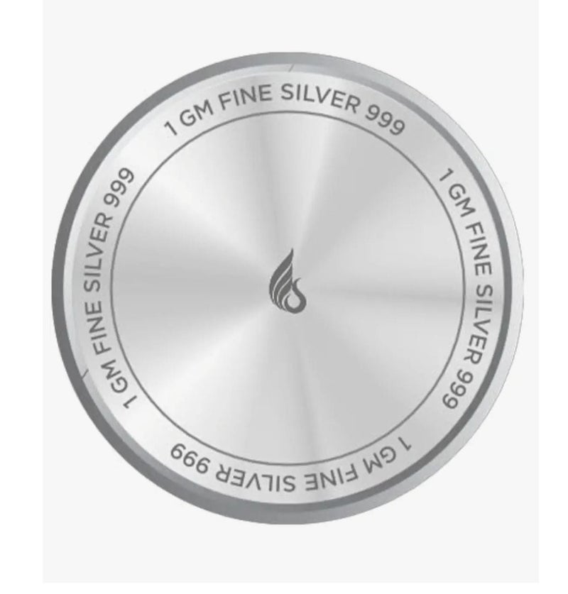 KHUSHBOO JEWELS 999 PURE SILVER 1 GM LAKSHMI  COIN - Image 4