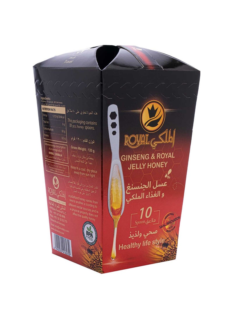 Al Malaky Royal Natural Pure Ginseng And Royal Jelly Honey 20 spoons - Image 1