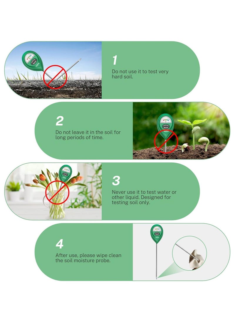 Bukela - Soil Moisture Meter, Long Probe Plants Moisture Meter, Plant Water Meter for Indoor and Outdoor Plants, Hydrometer for Plants - Image 1