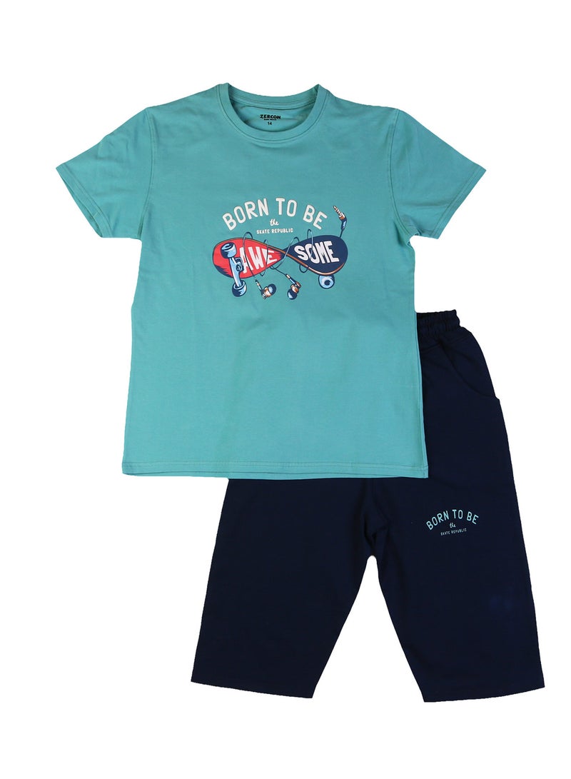 Zercon Summer Pajama Set for Boys 9062 - Image 1