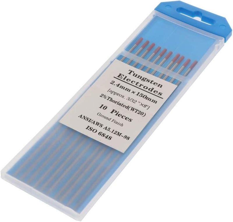 klarako 2.0% Thoriated Red Tungsten Electrodes for TIG Welding(10 Pieces) 2.4mmklarako4.0mm klarako2.4mm - Image 3
