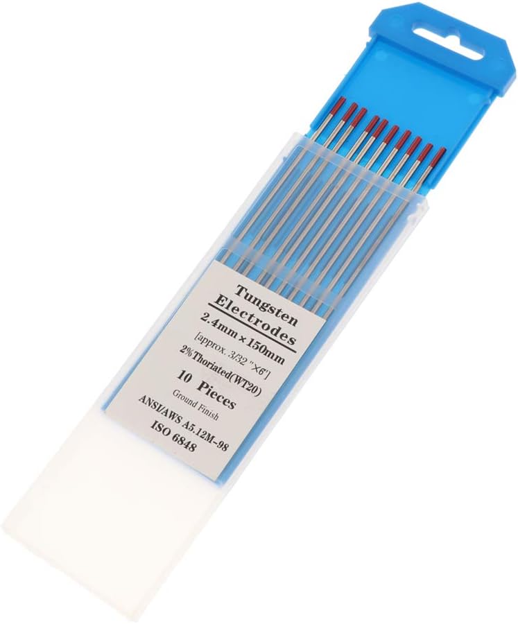klarako 2.0% Thoriated Red Tungsten Electrodes for TIG Welding(10 Pieces) 2.4mmklarako4.0mm klarako2.4mm - Image 4