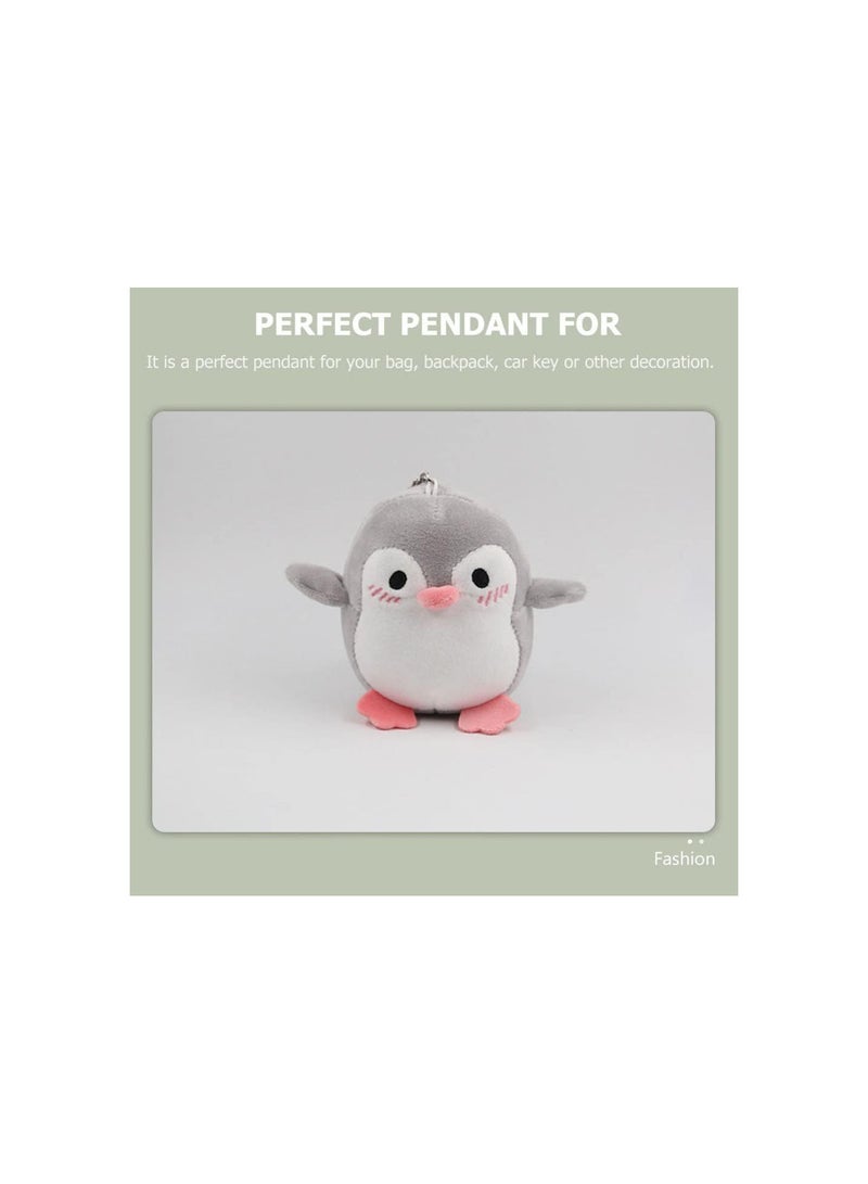GGOOT 3pcs Keychain Pendant Plush Penguin Stuffed Animal Animal Keychain Plush Key Ring Pendant for Purse Handbag Cell Phone Case (Random Color) - Image 2