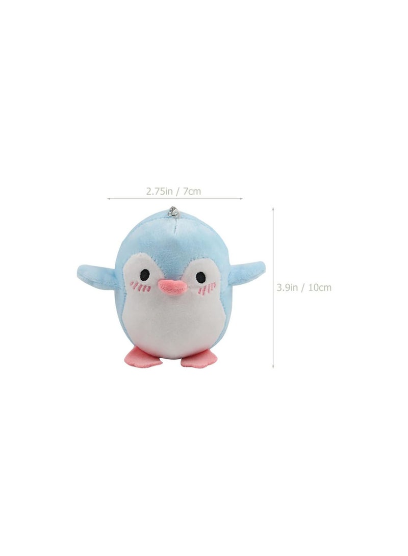 GGOOT 3pcs Keychain Pendant Plush Penguin Stuffed Animal Animal Keychain Plush Key Ring Pendant for Purse Handbag Cell Phone Case (Random Color) - Image 3