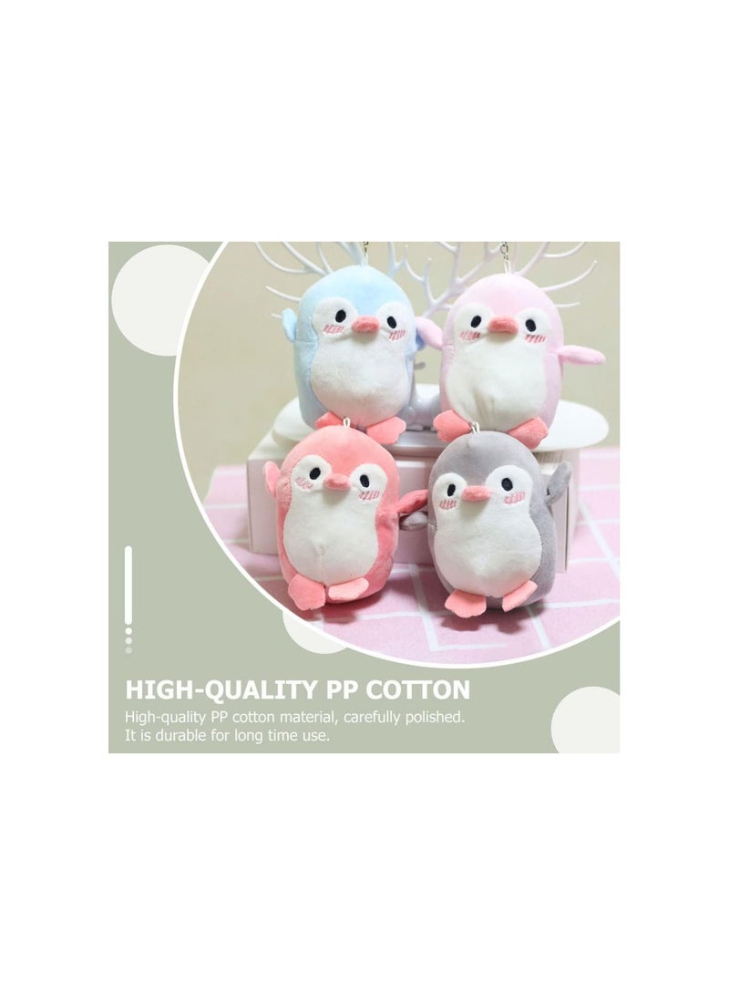 GGOOT 3pcs Keychain Pendant Plush Penguin Stuffed Animal Animal Keychain Plush Key Ring Pendant for Purse Handbag Cell Phone Case (Random Color) - Image 4