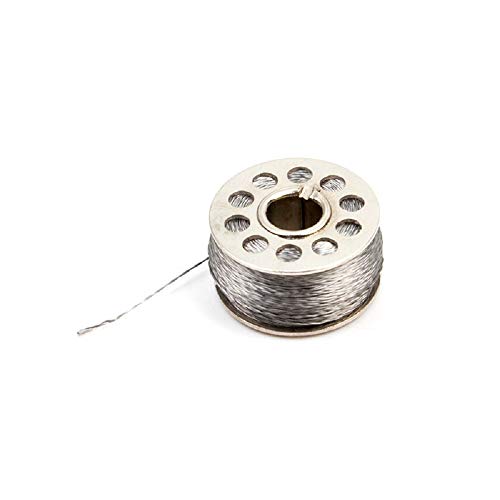 Mayata 2pcs 316L Conductive Stainless Steel Supporting Wearable Conductive smooth Thread - 22 Meter/72ft winder for Arduino for LilyPad Drop ship - Image 4