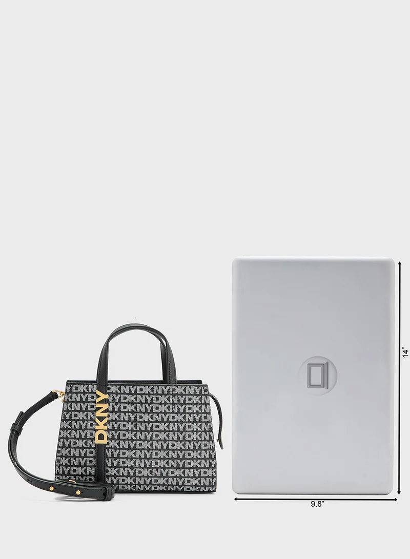 دكني Avril Logo Zip Through Satchel