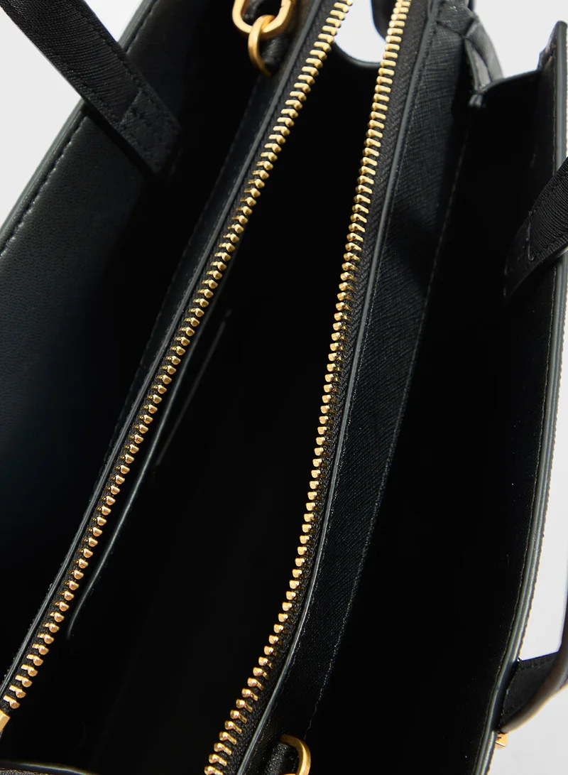 دكني Avril Logo Zip Through Satchel