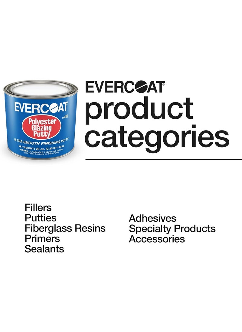 Evercoat Evercoat Polyester Glazing Putty for Galvanized Steel, Aluminum, Fiberglass & More - 20 Oz  - Image 2