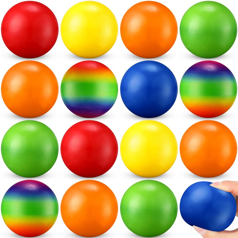 Vinsot 60 Pack Globe Squeeze Balls Bulk 25 Inch Mini Globe Stress Balls Earth Bouncy World Earth Relief Stress Toys for Finger Exercise School Classroom Office Party FavorsFreshMulticolor - Image 3