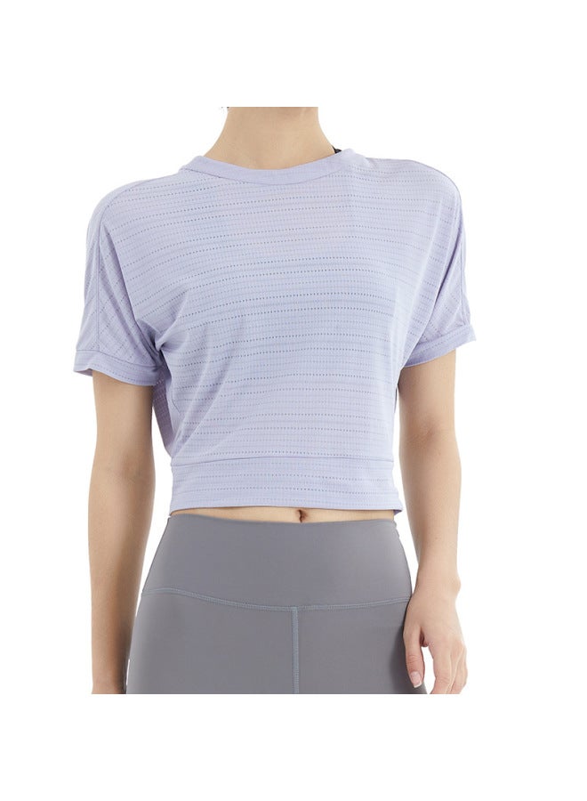 Summer Cool Sports Vest Women's Fitness Top Sleeveless With Chest Pad Running Ribbed Yoga Wear T-shirt Breathable And Quick-drying