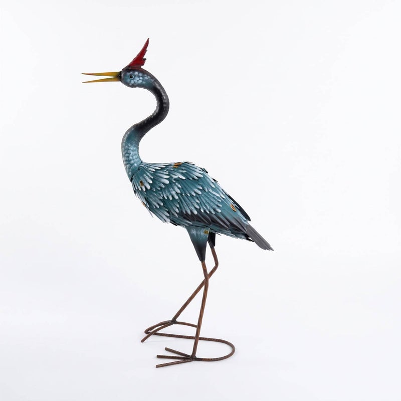 Pan Home Metal Heron Garden Decor - Blue - 223SGG9900044 - Image 3