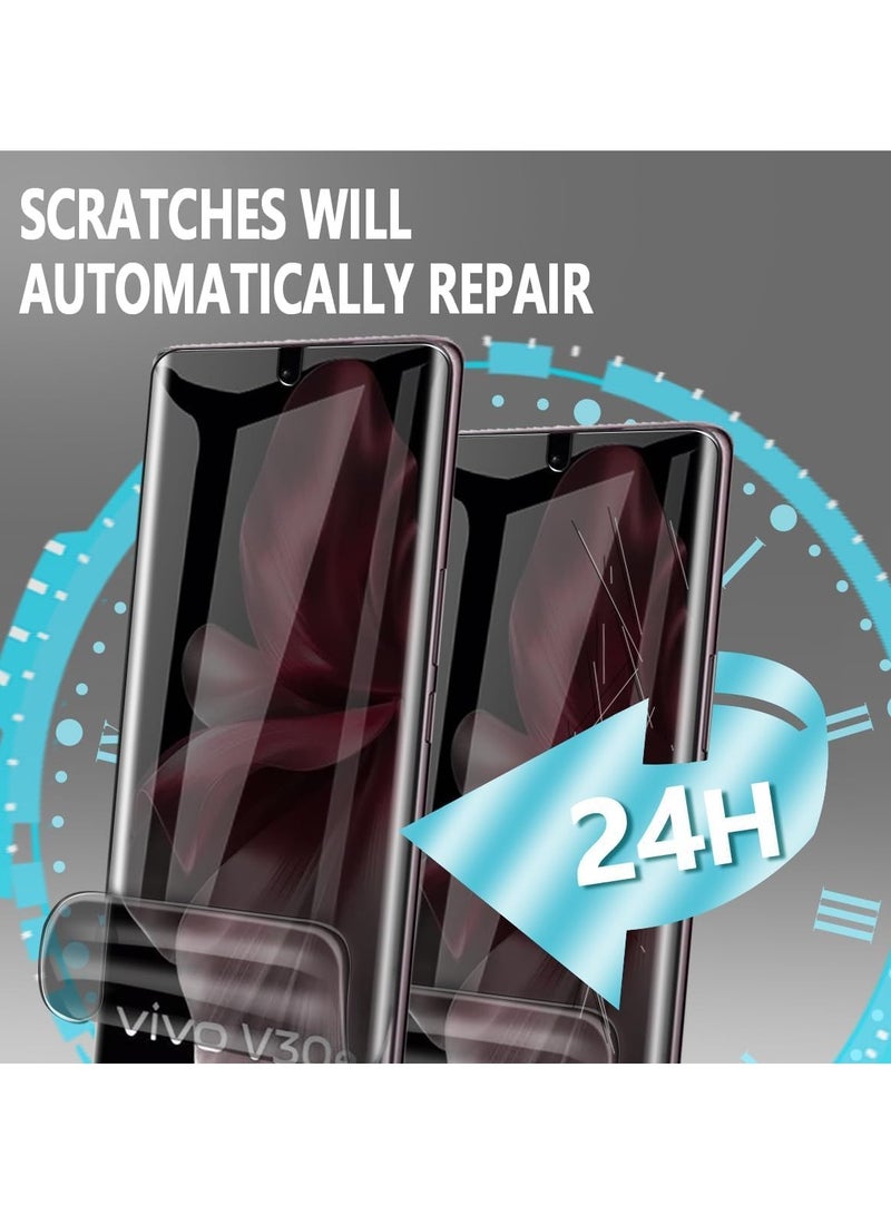 general Privacy Screen Protector Compatible with VIVO V30e 5G, Anti-spy TPU Protector 1 Pack + Tempered Glass Camera Lens Protector 1 Pack, Anti-scratch Easy to Install - Image 3