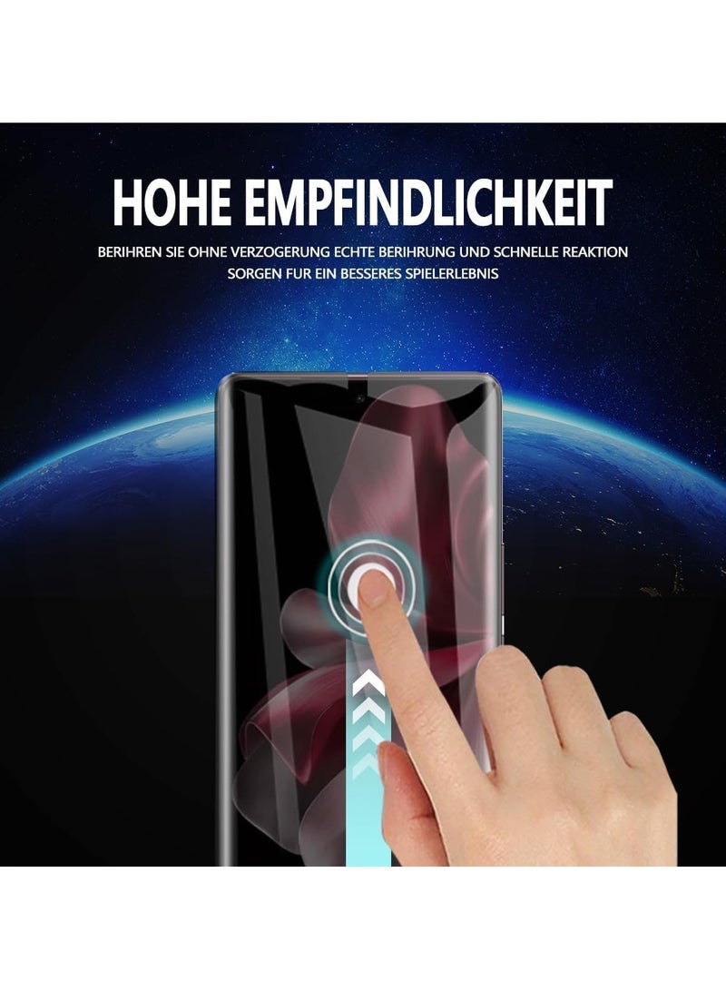 general Privacy Screen Protector Compatible with VIVO V30e 5G, Anti-spy TPU Protector 1 Pack + Tempered Glass Camera Lens Protector 1 Pack, Anti-scratch Easy to Install - Image 5