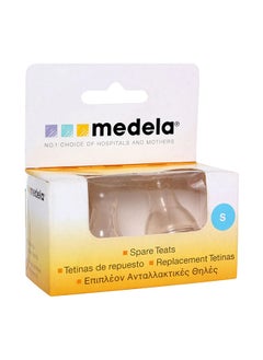 Medela Baby Feeding Bottle Spare Teats Slow Flow, 2 Pieces  - Image 2