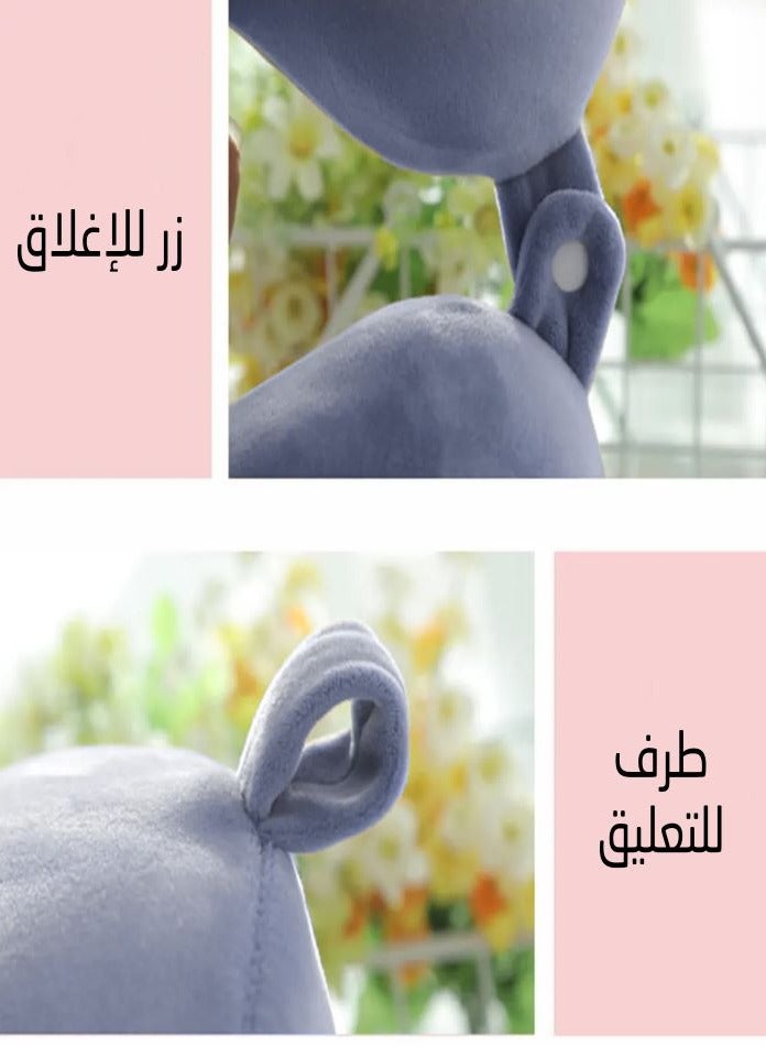 ARINA 32 * 32 * 8 cm double sided neck pillow designed to support head and neck during sleep and provide perfect comfort. - Image 4