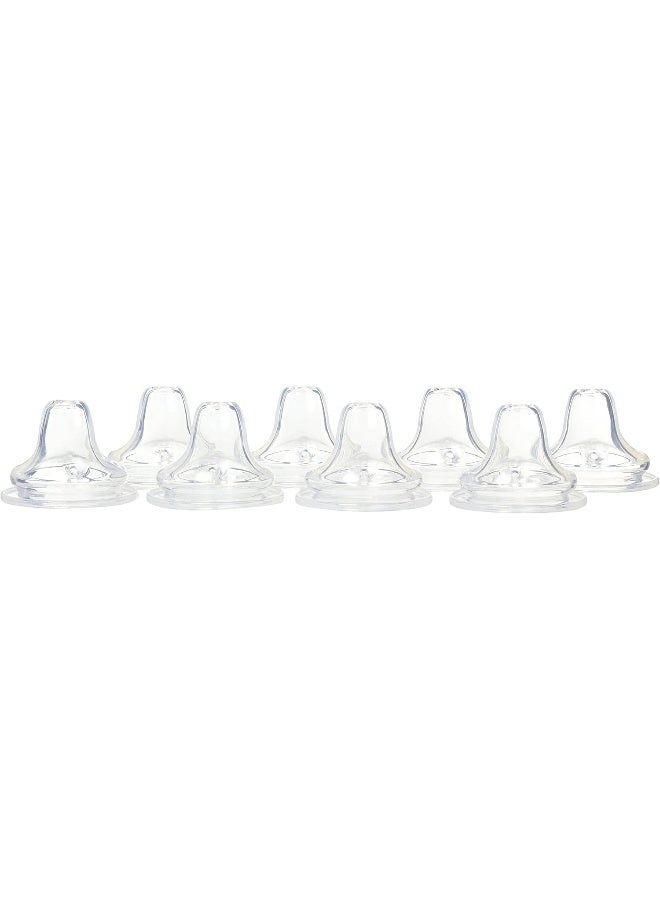 NUK 8 Clear Silicone Replacement Spouts - Image 2