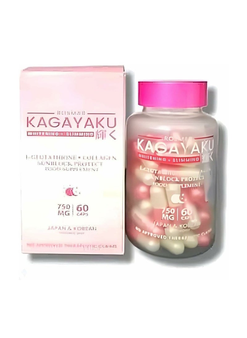 ROSMAR Kagayaku Whitening Slimming Food Supplement 60 Capsules - Image 1