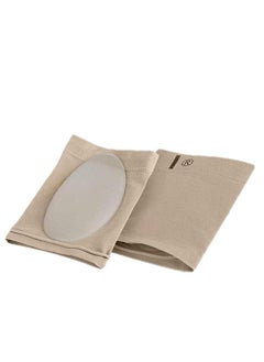 Generic Compression arch support sleeve socks with comfortable gel pad, elastic bandage arch flat foot orthopedic massage insole (beige)  - Image 3