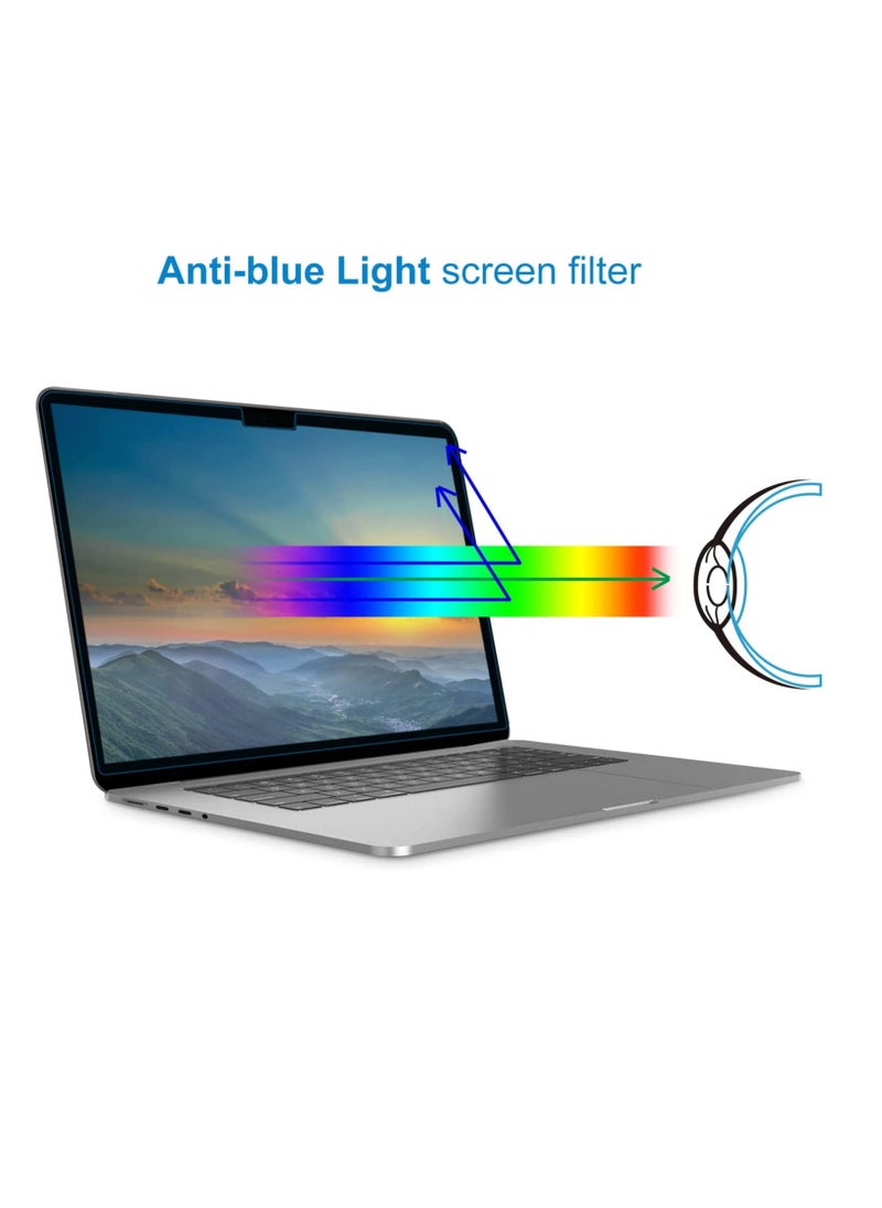 Generic 1Pack Anti Blue Light Anti Glare Screen Protector for MacBook Pro 14 inch M4/M3 /M3 Pro /M3 Max /M2 Pro /M2 Max /M1 Pro /M1 Max, 2024 New MacBook Pro 14.2 Inch Laptop, Eyes Protection Filter Reduces Eye Strain  - Image 4