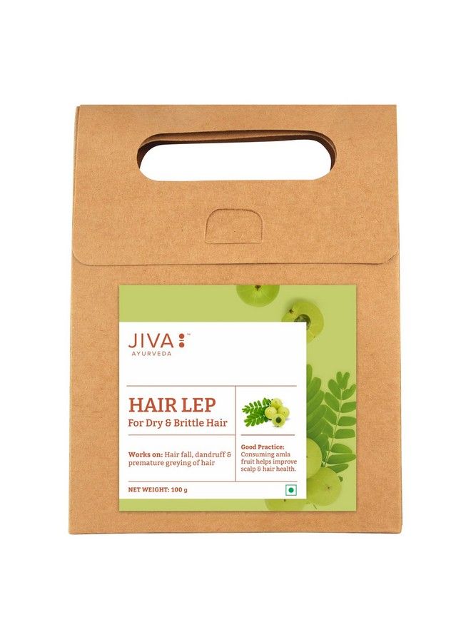 Jiva Hair Lep Without Multani Mitti100Gm (Pack Of 2) Helpful In Dandruff & Hairfall - Image 3
