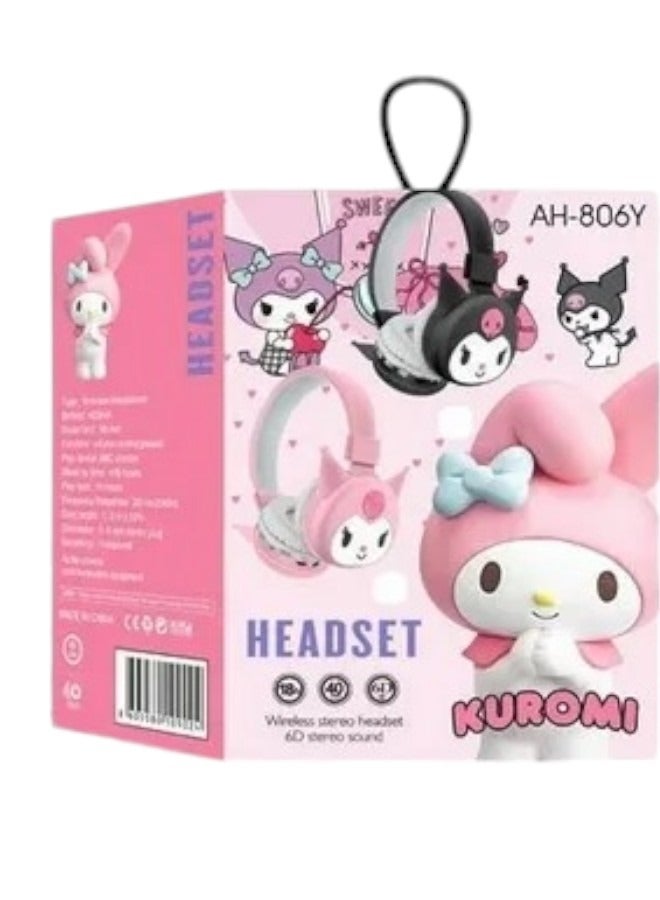 صندوق العاب سماعة رأس لاسلكية بتقنية البلوتوث من كورومي، سماعة رأس للألعاب قابلة للطي، تدعم راديو FM، كمبيوتر، هاتف محمول، سماعة رأس ستيريو للموسيقى - Image 3