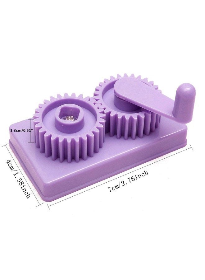 LUTIONS Cuziss Purple Hand-operated Quilling Crimper, Paper Slip Wave Shape Making Tool DIY Making Tool, Quilling Tool with Little Storage Case - Image 2