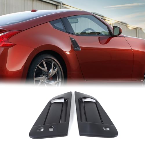 Bekantogy Exterior Door Handle Cover Trim Compatible with Nissan 370Z Z34 20092020 ABS Door Handle Panel Protector Covers Trim Kit AntiScratch Decorative Sticker Exterior Accessories Matte Black - Image 1