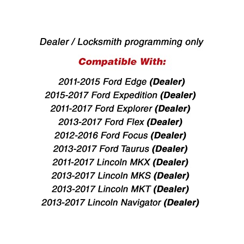 KeylessOption Keyless Entry Car Remote Start Smart Key Fob for Ford Lincoln M3N5WY8609 - Image 4