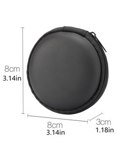 Oasisgalore 2PCS Earbuds Case EVA Small Zipper Pouch Compatible for Earphone  - Image 4