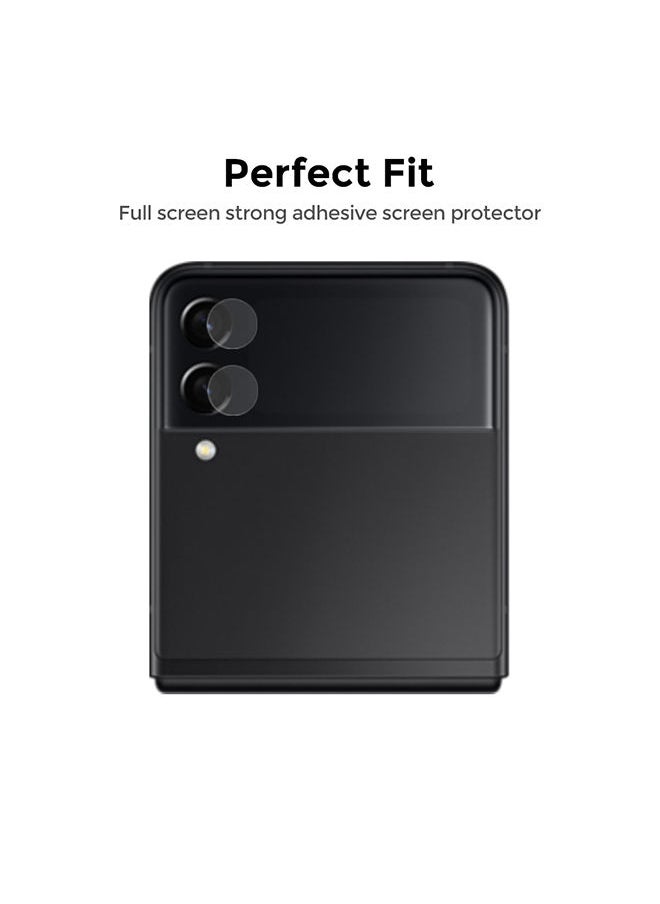 O Ozone Tempered Glass Camera Lens Protector for Samsung Galaxy Z Flip 3 5G Lens Protector [Pack of 2] - Clear  - Image 2