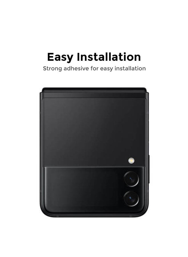 O Ozone Tempered Glass Camera Lens Protector for Samsung Galaxy Z Flip 3 5G Lens Protector [Pack of 2] - Clear  - Image 5