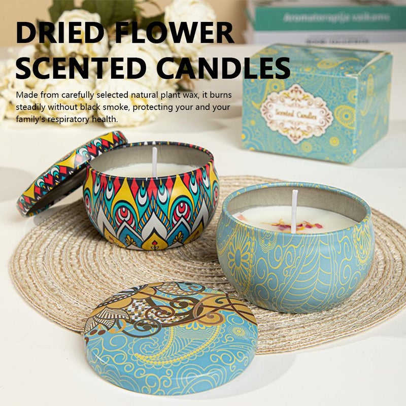 Dried flower scented candles, household soy wax, mouth jar odor-eliminating smokeless scented candles, birthday gifts, and favors. - Image 5