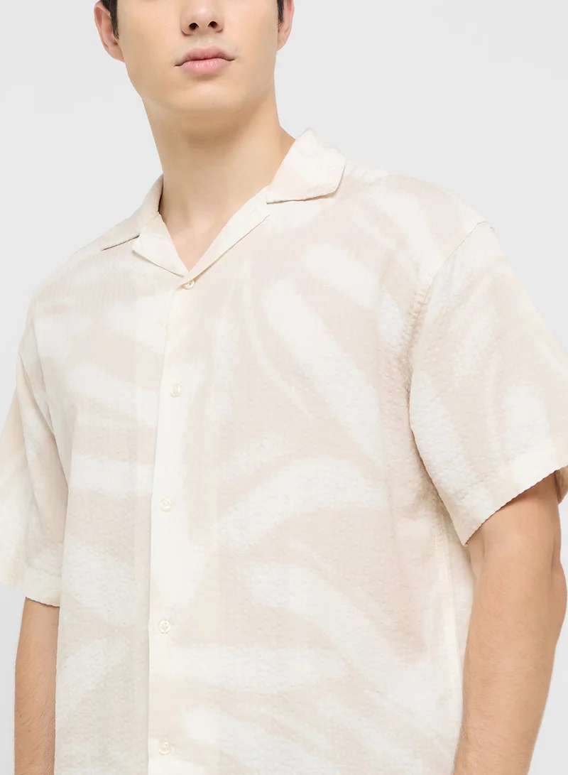 JACK & JONES Regular Fit Printed Resort Shirt