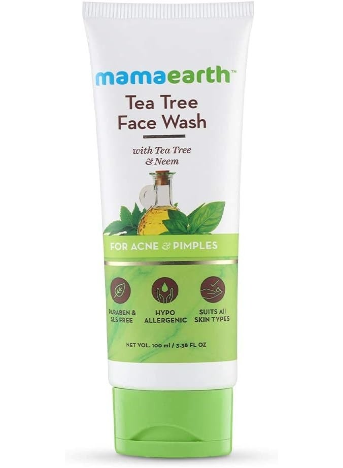 Mamaearth Tea Tree Face Wash - 100 ml
