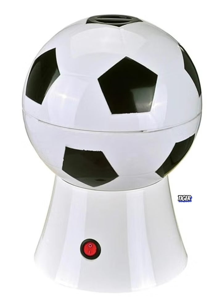 TIGER Mini Hot Air Popcorn Maker 1200W – Fun Soccer, Basketball, Volleyball Style Popcorn Machine for Oil-Free, Healthy Snacks – Perfect for Family Movie Nights, Parties, Football Games, and Events  - Image 2
