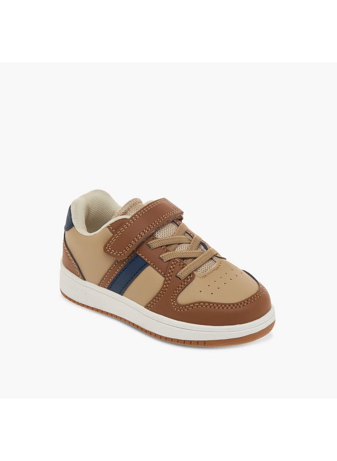 LBL by Shoexpress Boys Colourblock Sneakers with Hook and Loop Closure  - Image 2
