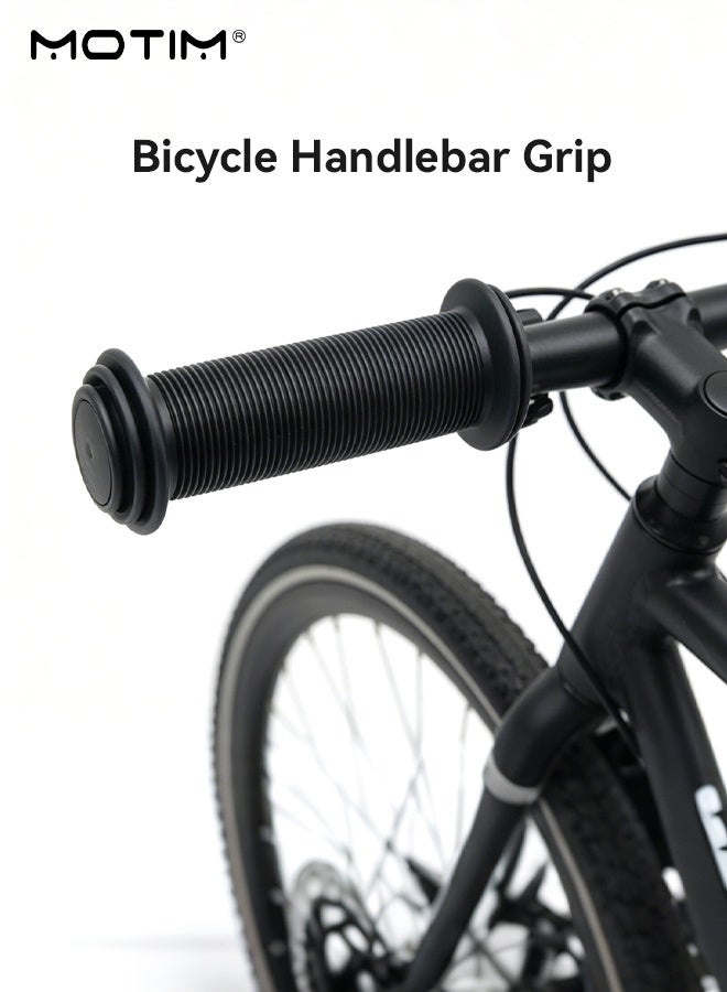 Motim Bike Handlebar Grips, Mountain Bicycle Handle Bar Grips, Non-Slip Rubber Hand Grip for Road Urban Foldable Bike MTB - Image 3