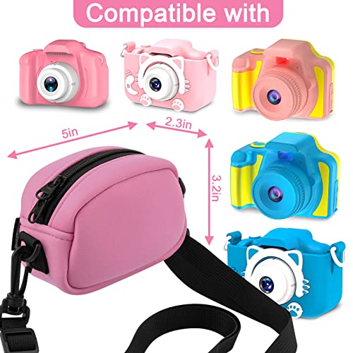 Homakover Camera Case Adjustable Crossbody Bag For Seckton/for Rindol/for Dylanto/for Desuccus/Sony DSCW800/DSCW830 and More Digital Camera, Waterproof Storage Extra Pocket Fits Accessories - Image 2