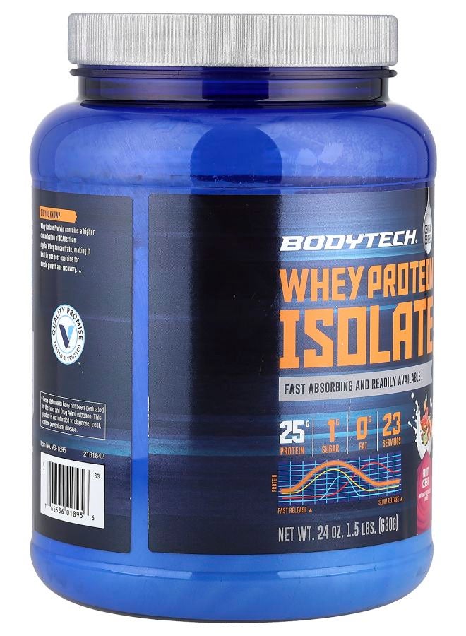 BODYTECH Whey Protein Isolate Fruity Cereal 1.5 lbs (680 g) - Image 2